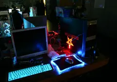 Leuchtender PC